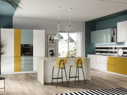 Cucina Moderna con isola Pura 03 di Colombini Kitchen