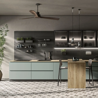 Cucina Moderna con penisola Pura 05 di Colombini Kitchen