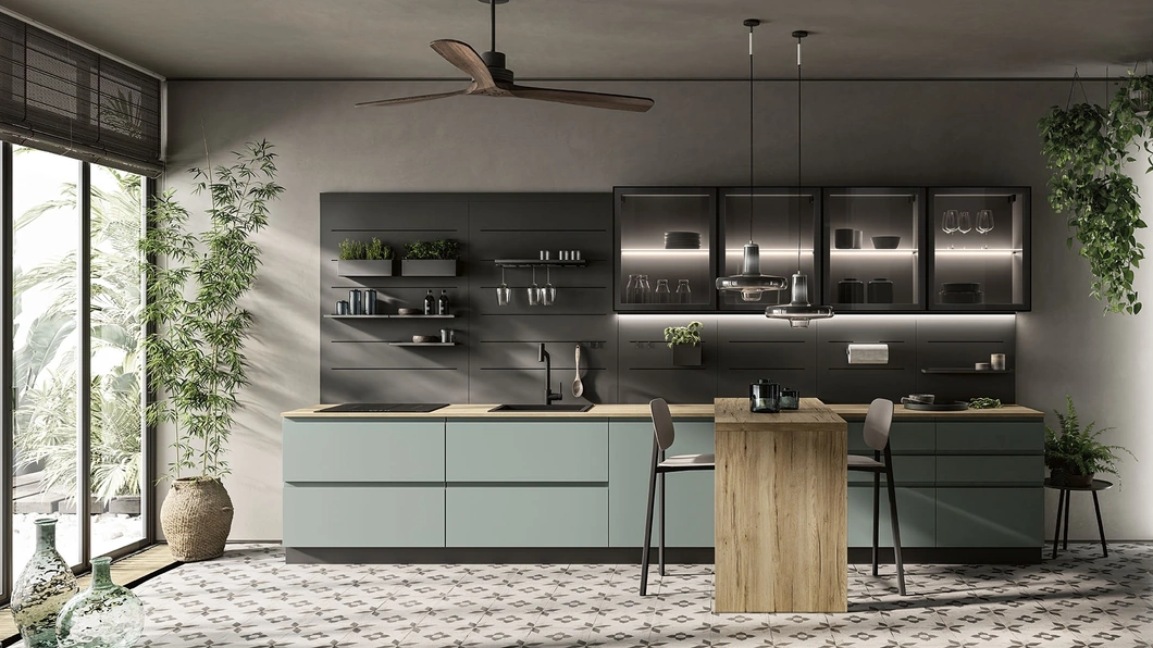 Cucina Moderna con penisola Pura 05 di Colombini Kitchen