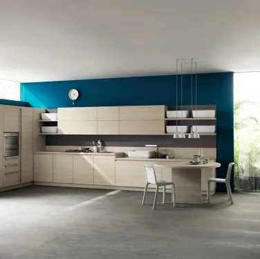 Cucina Moderna Qi in Olmo Kuuki di Scavolini