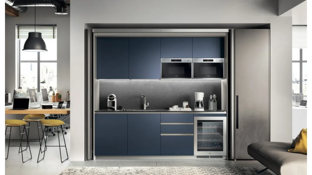 Cucina Boxi Blu Moon di Scavolini