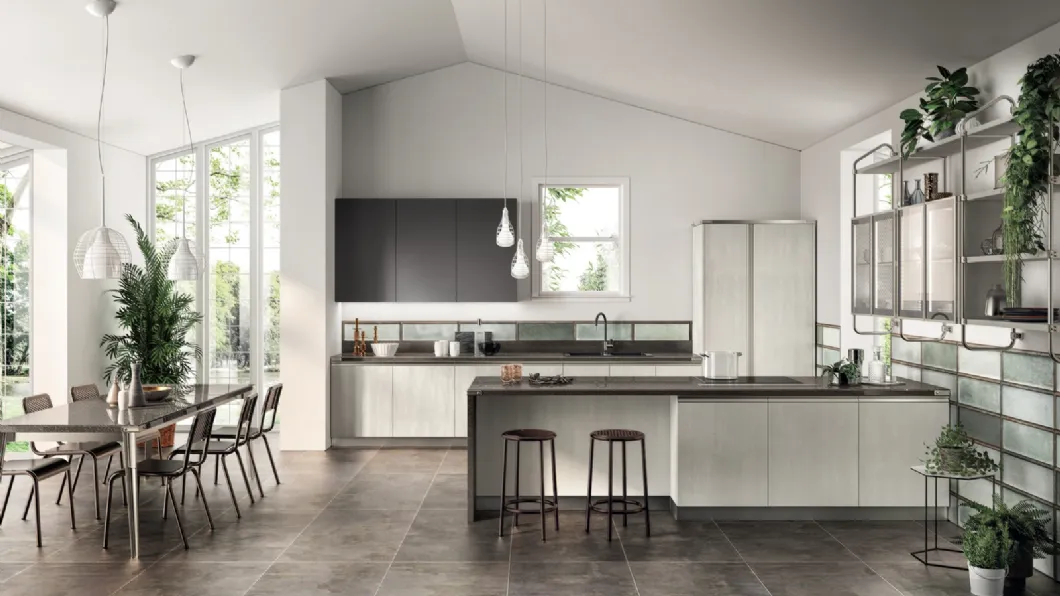 Cucina Diesel Open Workshop Concrete Jersey diy Scavolini