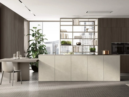 Cucina Moderna con penisola Segno 02 di Colombini Kitchen