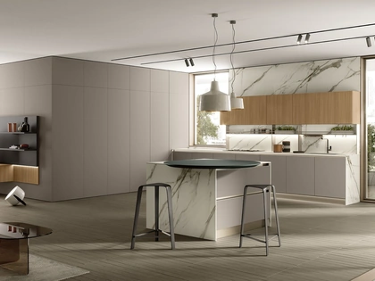 Cucina Moderna con isola Segno 04 di Colombini Kitchen