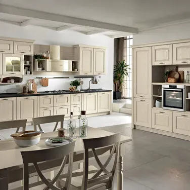 Cucina lineare Shabby Chic Borgo 04 di Spar
