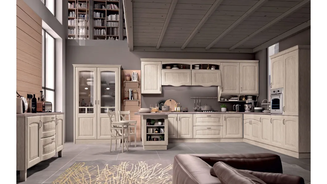 Cucina Shabby Chic Borgo Ecrù di Spar