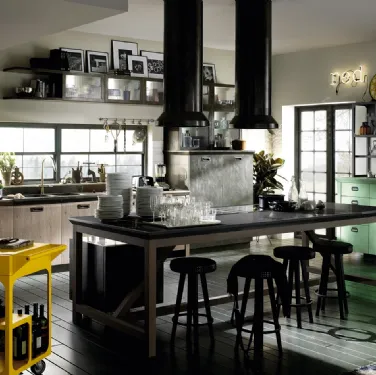 Cucina su misura Diesel Social Kitchen in Ruxe Grey di Scavolini