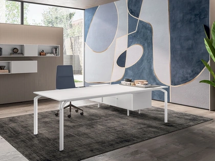 Scrivania Direzionale Yoga Laccato di About Office
