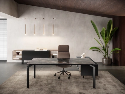 Scvrivania Direzionale Yoga Laminam® di About Office