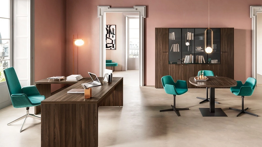 Scrivania Direzionale Funny Plus Fianco Legno di About Office