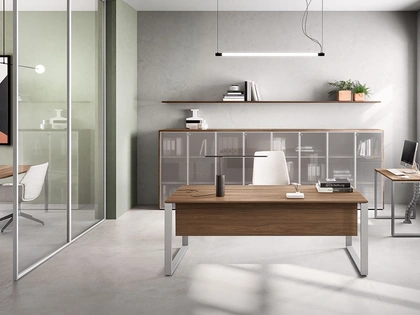 Scrivania Direzionale Funny Plus Gamba Anello di About Office