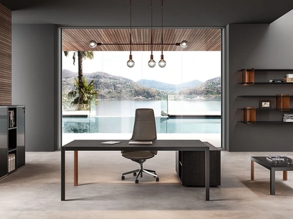 Scrivania Direzionale Hype Impiallacciato di About Office