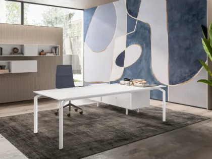 Scrivania Direzionale Yoga 2023 in Laccato di About Office