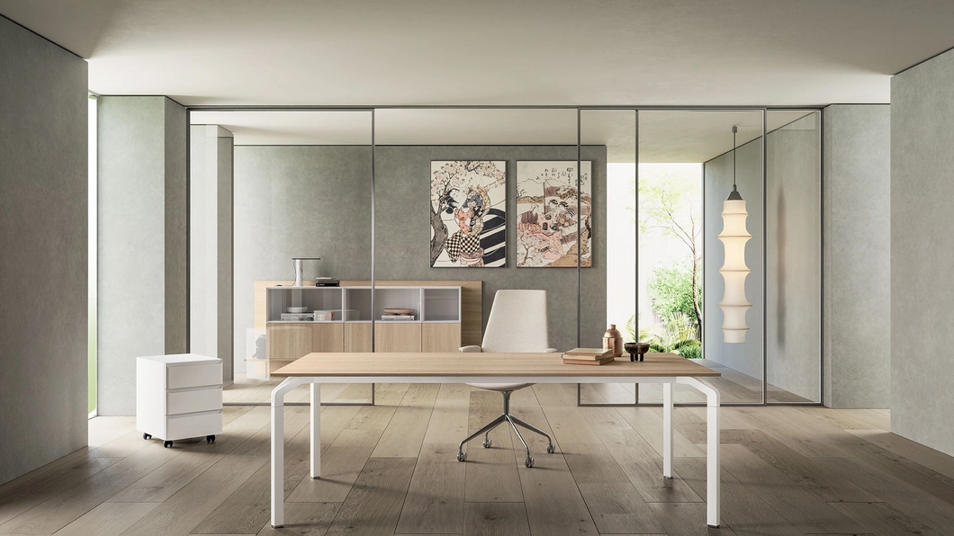 Scrivania Direzionale Yoga Melaminico di About Office