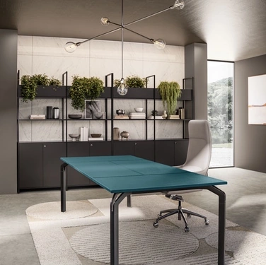 Scrivania Direzionale Yoga Pelle di About Office