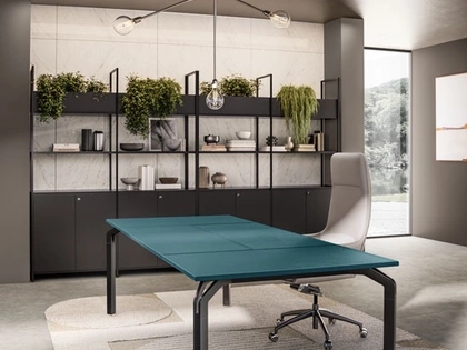 Scrivania Direzionale Yoga Pelle di About Office