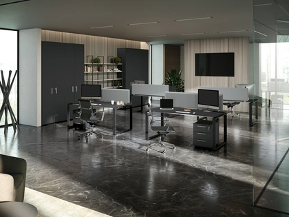 Scrivania Operativa Loft anello chiuso di Colombini Office