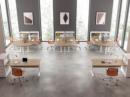 Scrivania Operativa Funny Gamba Csquare di About Office