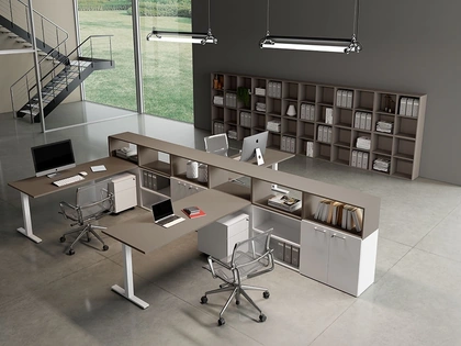Scrivania Operativa Funny Gamba Tsquare di About Office