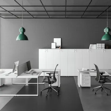 Scrivania Operativa Funny 2019 Gamba Anello di About Office